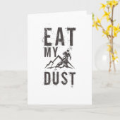 Dirtbiker eet Mijn Motorfiets van de Fiets van het Kaart (Gele Bloem)