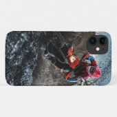 Dirte fietserrider gooit kussen Case-Mate iPhone case (Achterkant (horizontaal))