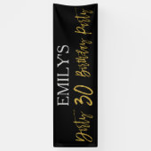 Dirty 30 aankondigingspartij banner (Verticaal)