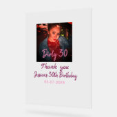 Dirty 30 Anniversaire ajouter nom rose ajouter dat (Angle)