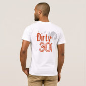 Dirty 30. t-shirt (Achterkant volledig)