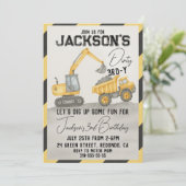 Dirty 3e année Construction Invitation d'anniversa (Debout devant)