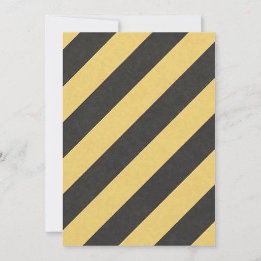 Dirty 3e année Construction Invitation d'anniversa (Dos)