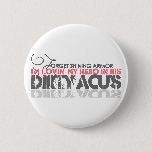 Dirty ACU's Ronde Button 5,7 Cm (Voorkant)