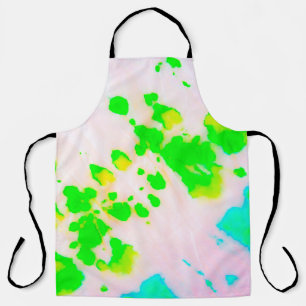 Dirty Art Graffiti. Abstracte decoratieve zonnige Schort