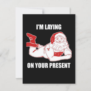 Dirty Bad Naughty Santa Briefkaart