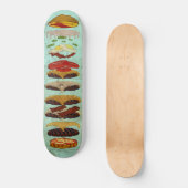 Dirty Burger met speciale saus Skateboard (Voorkant)