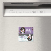 Dirty/Clean Bernese Mountain Dog Dishwasher Magneet (Insitu (Vaatwasser))