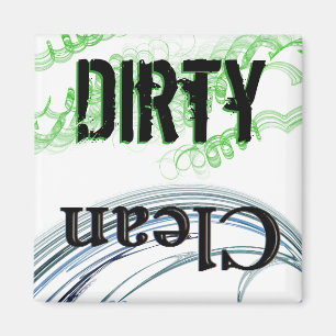 Dirty Clean Dish Washer Magnet Magneet
