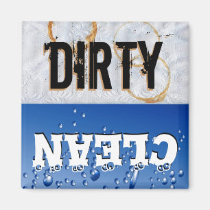 Dirty & Clean Dishwasher Magnet Magneet