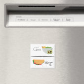 Dirty Clean Dishwasher Magnet Taco Avocado Magneet (Insitu (Vaatwasser))