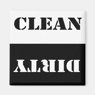 Dirty Clean Dishwasmachine Magnet Magneet