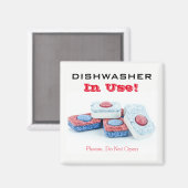 Dirty Clean Gepersonaliseerd wasmachine Magnet Magneet (Voorkant / Achterkant)