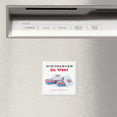 Dirty Clean Gepersonaliseerd wasmachine Magnet Magneet (Insitu (Vaatwasser))