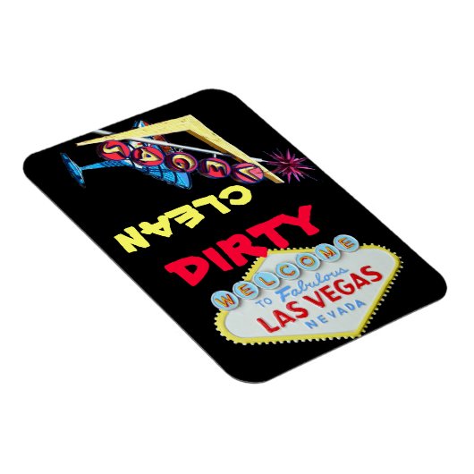 Dirty Clean Las Vegas Magneet (Rechterzijde)