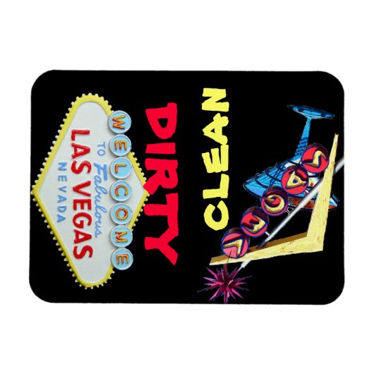 Dirty Clean Las Vegas Magneet (Horizontaal)