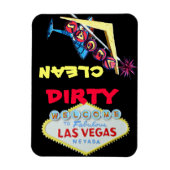 Dirty Clean Las Vegas Magneet (Verticaal)
