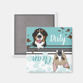 Dirty/Clean Magnet Magneet (Voorkant / Achterkant)