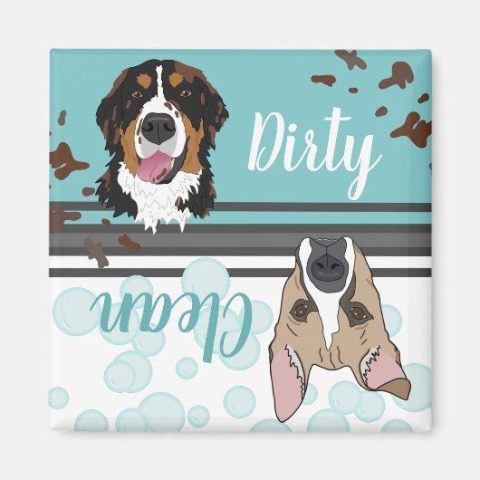 Dirty/Clean Magnet Magneet (Voorkant)