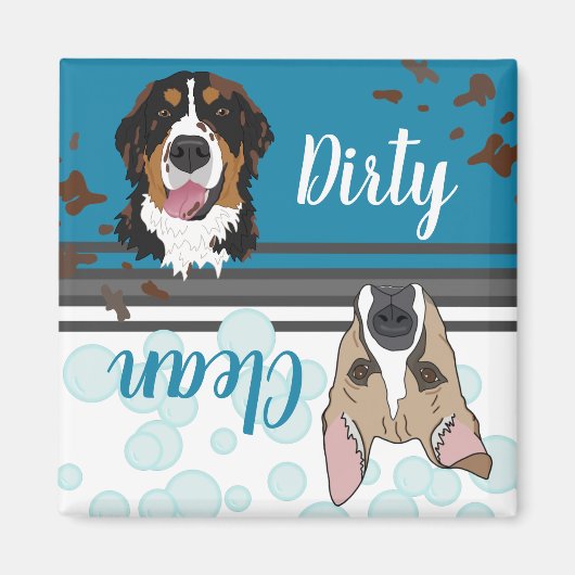 Dirty/Clean Magnet Magneet (Voorkant)