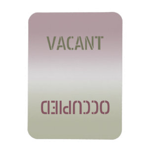 Dirty Clean Vacant in gebruik, flexibel magneet