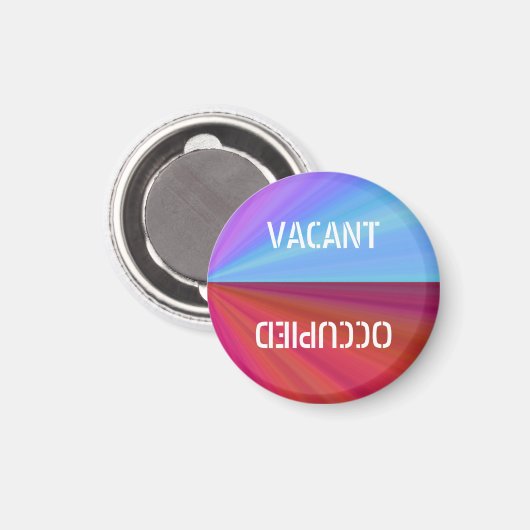 Dirty Clean | Vacant Occupied Magnet Magneet (Voorkant / Achterkant)