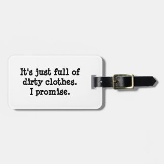 Dirty Clothes - Black Bagagelabel