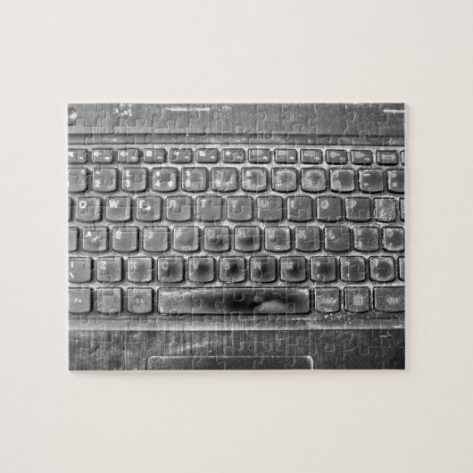 Dirty Computer Keyboard Foto Legpuzzel (Horizontaal)