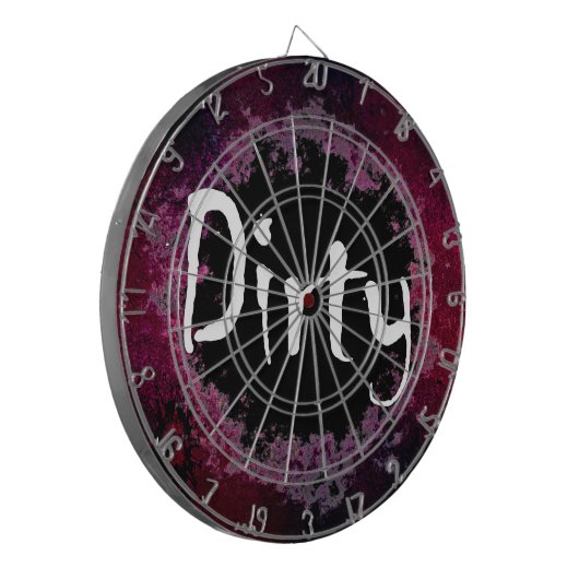 Dirty - dartbord (Voorkant Links)
