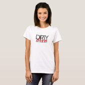 Dirty Diva Flowy T-shirt - White (Voorkant volledig)