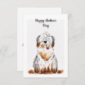 Dirty Dog Moederdag Kaart (Voorkant / Achterkant)