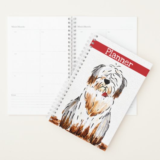Dirty Dog Planner (Devant avec enveloppe)