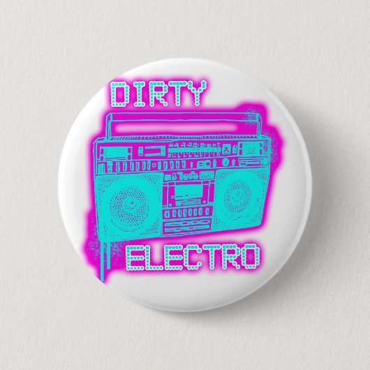 DIRTY ELECTRO RONDE BUTTON 5,7 CM (Voorkant)