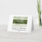 Dirty Green Bedankt kaarten (Achterkant)