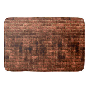 Dirty Grungy Old Red Brick Wall Badmat