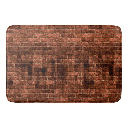 Dirty Grungy Old Red Brick Wall Badmat (Voorkant)