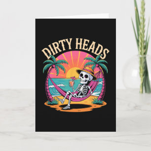 Dirty Heads Skeleton Beach Zomer Vakantie Kaart