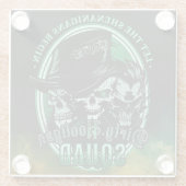 Dirty Hooligan Squad Glazen Onderzetter (Achterkant)