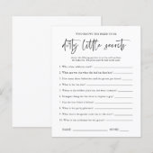 Dirty Little Secrets | Bachelorette Party Game (Voorkant / Achterkant)