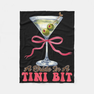 Dirty Martini Bachelorette Bruid Boog Een bruid In Fleece Deken