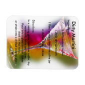 Dirty Martini Drink Receptenmagneet Magneet (Horizontaal)