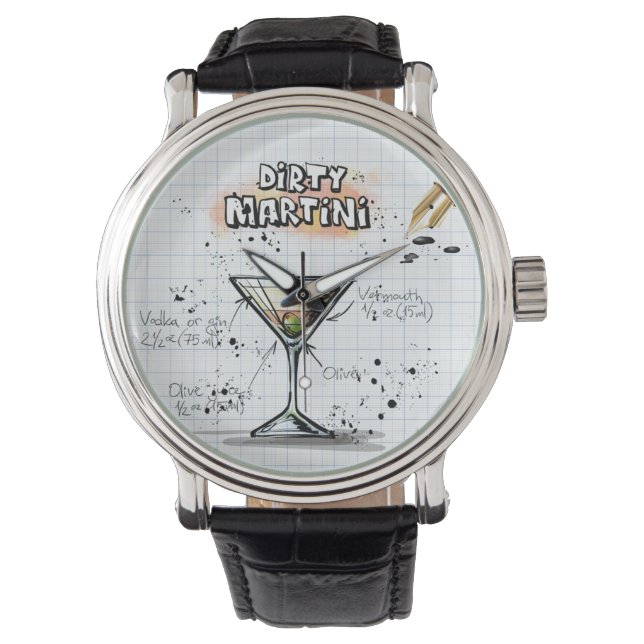Dirty Martini Horloge (Voorkant)