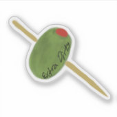 Dirty Martini Sticker (Voorkant)