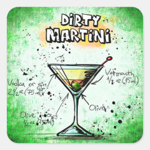 Dirty Martini Stickers