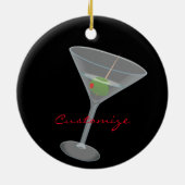 Dirty Olive Martini Thunder_Cove Keramisch Ornament (Achterkant)