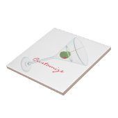 Dirty Olive Martini Thunder_Cove Tegeltje (Zijkant)