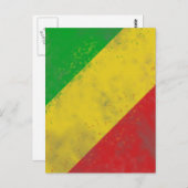 Dirty Rasta Colored Bars Briefkaart (Voorkant / Achterkant)