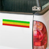 Dirty Rasta Stripes Bumpersticker (Op Truck)