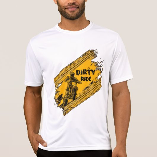 Dirty ride biker T-Shirt (Voorkant)