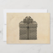 Dirty Santa Gift Exchange Party Kaart (Achterkant)